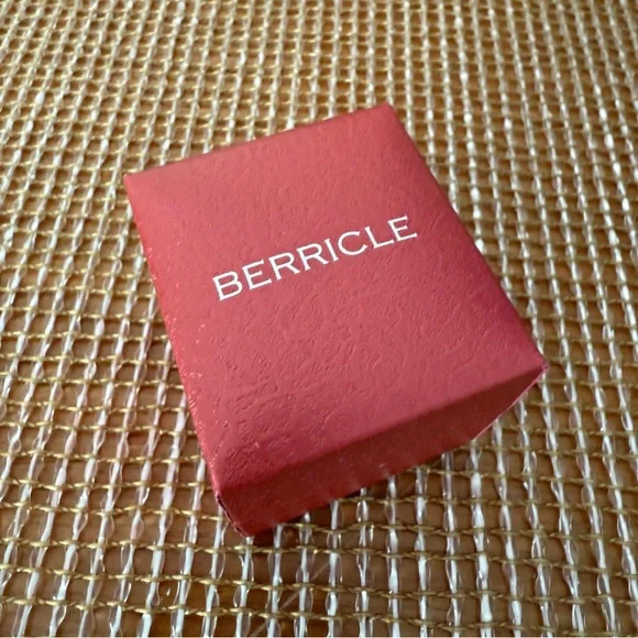 BERRICLE Sterling Silver Cushion Cut Halo Engagement/Promise Ring, Size 5.5